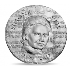 França 10€ SIMONE VEIL 2022 prata Proof